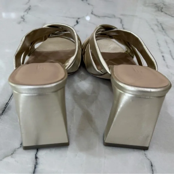 Banana Republic Metallic Heels - size 10 - Picture 6 of 8